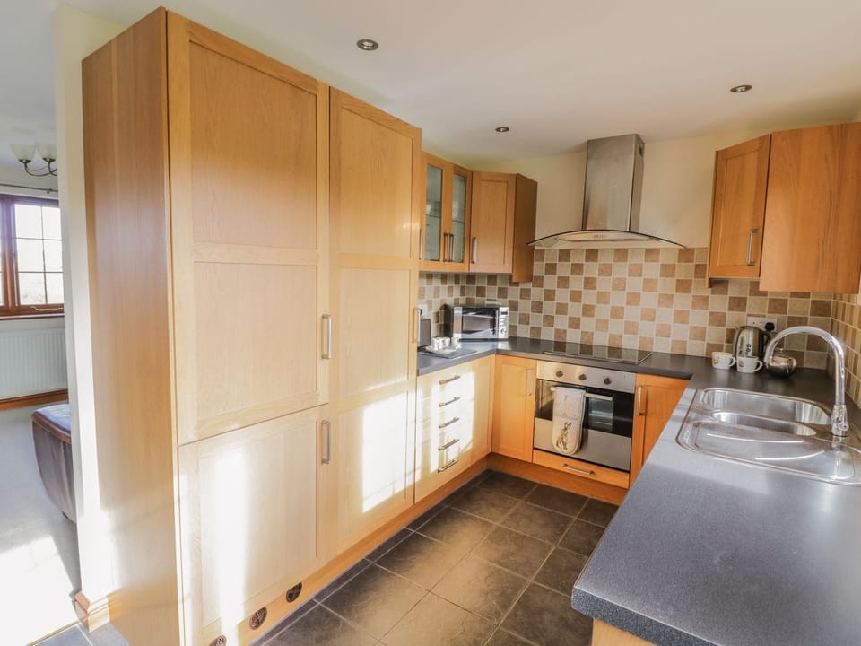 Fridge, dishwasher, electric kettle, toaster