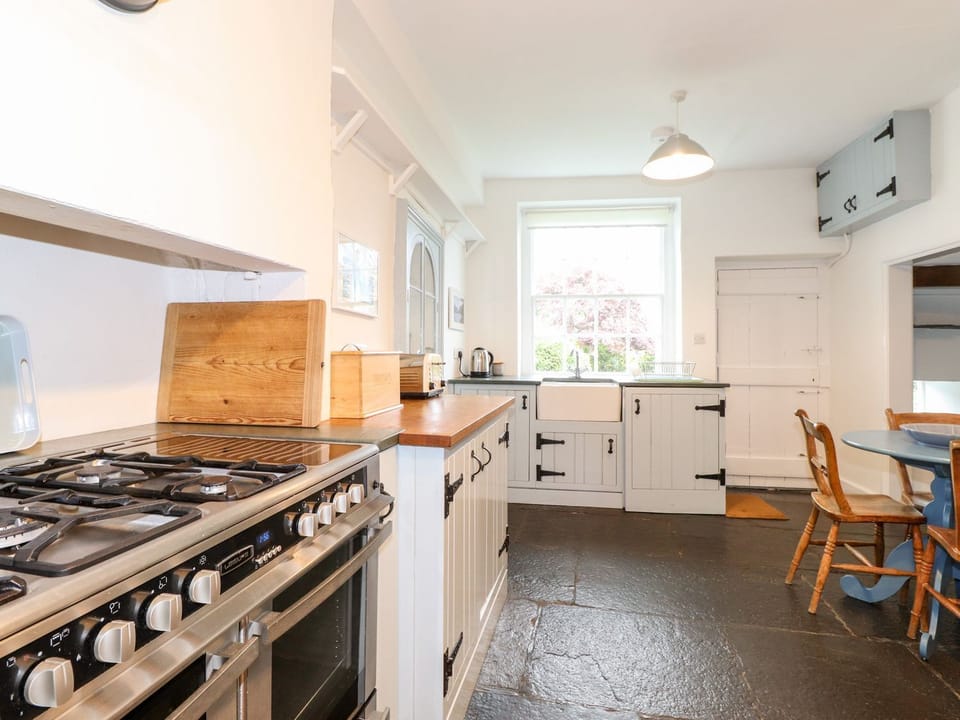 Fridge, dishwasher, electric kettle, toaster