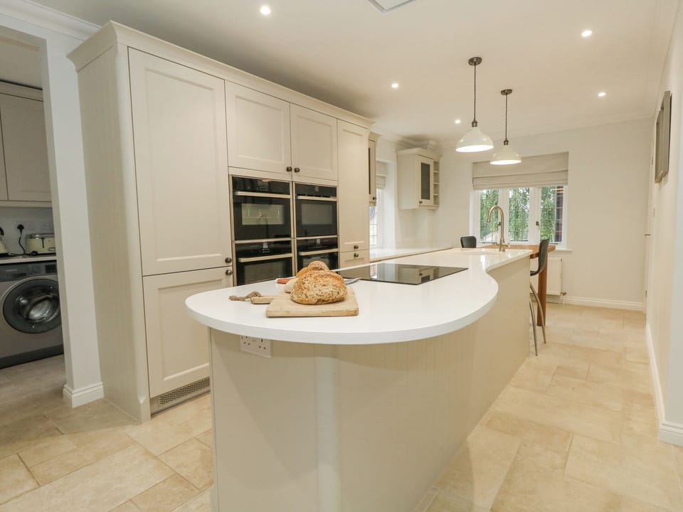 Fridge, dishwasher, electric kettle, toaster