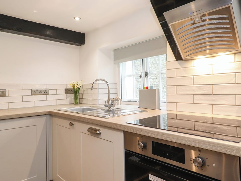 Fridge, dishwasher, electric kettle, toaster