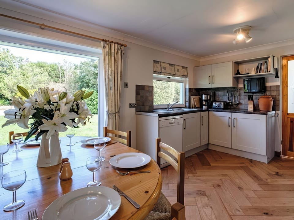 Fridge, dishwasher, electric kettle, toaster
