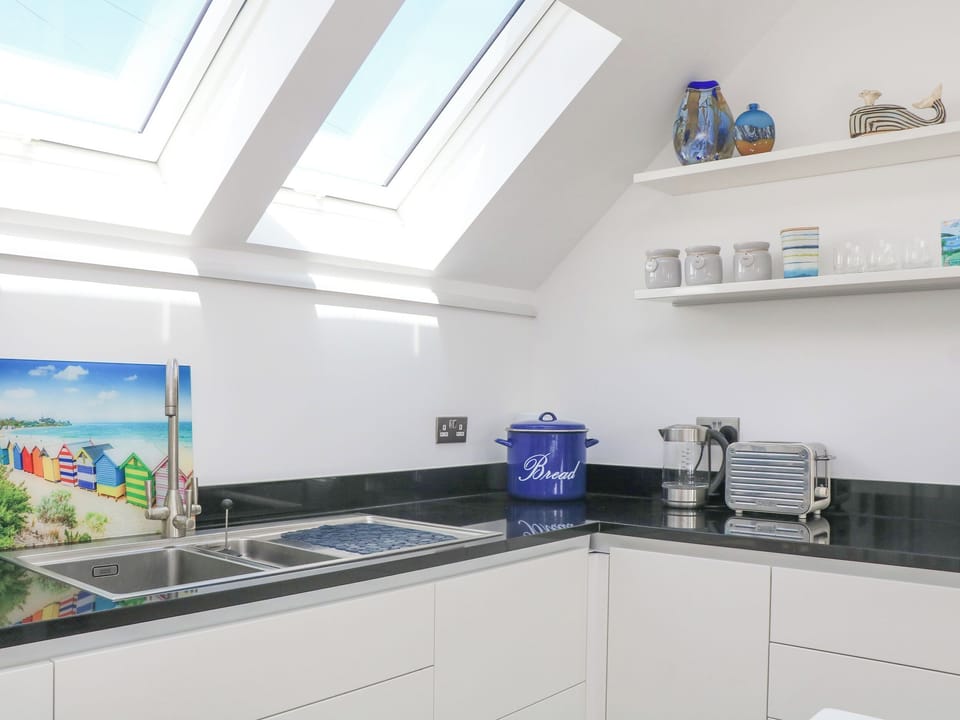 Fridge, dishwasher, cookware/dishes/utensils