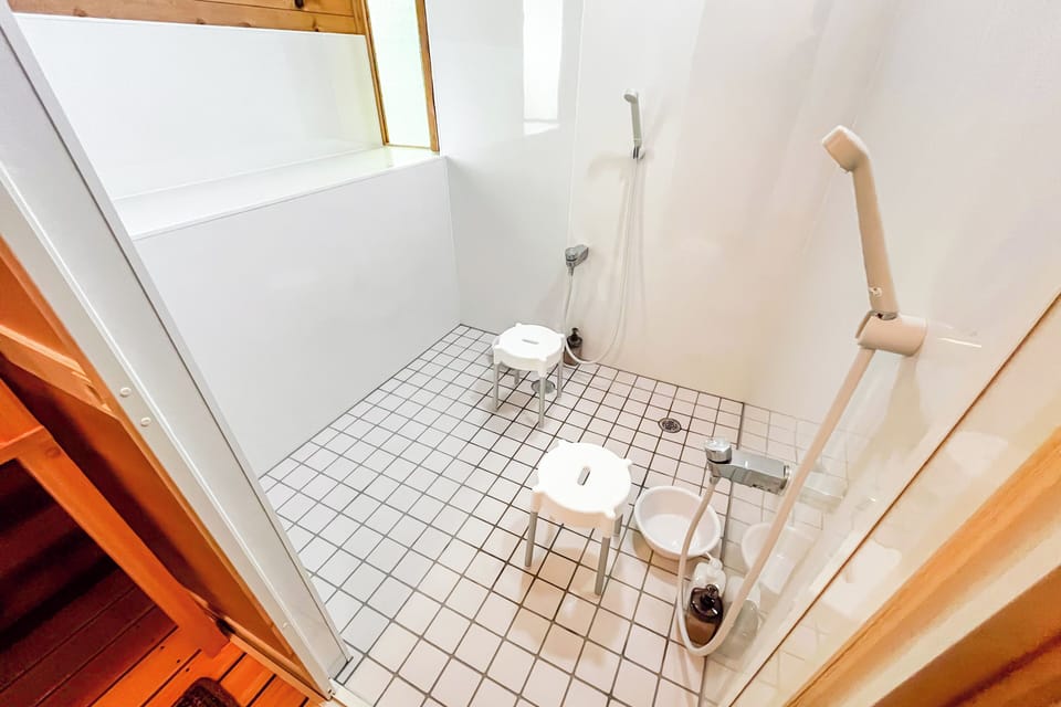 Shower, hair dryer