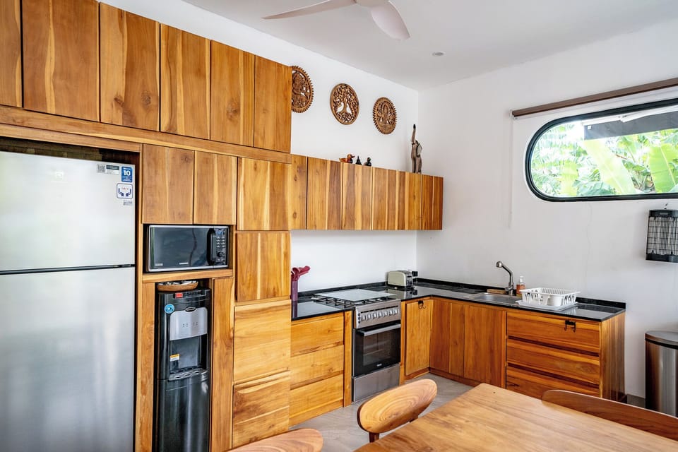 Villa, 2 Bedrooms, Patio, Pool View | Private kitchen | Electric kettle