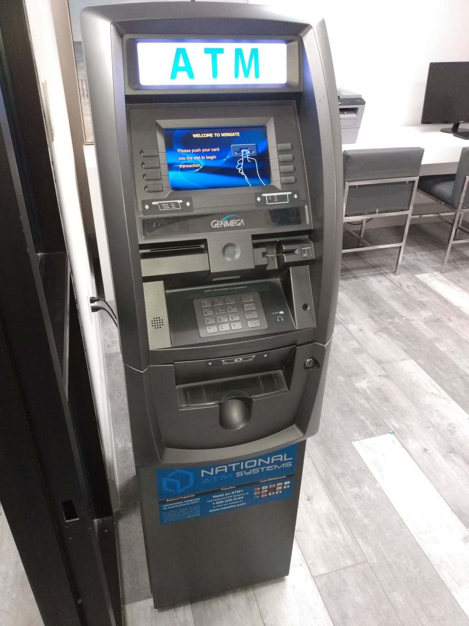 ATM/banking on site