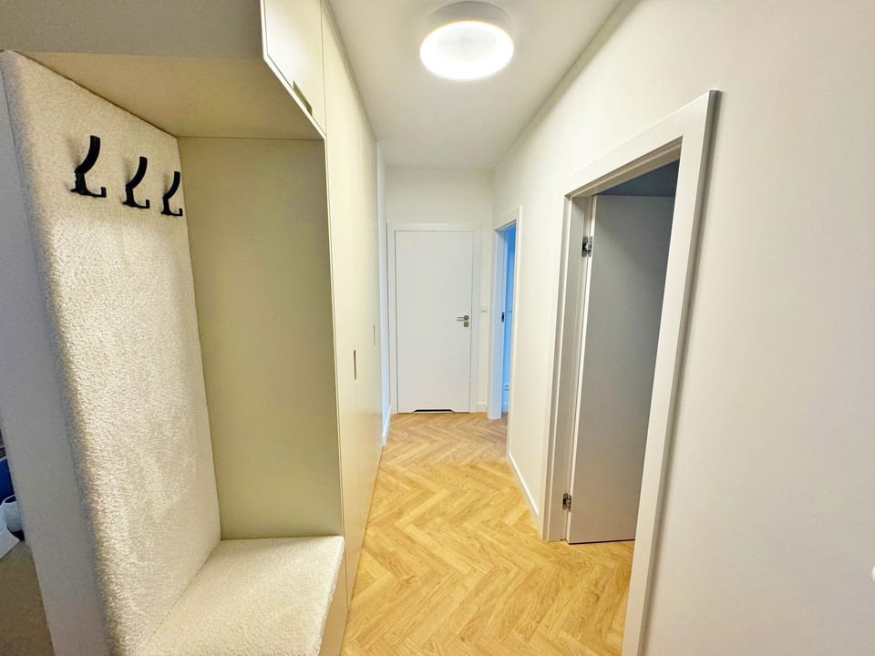 Deluxe Apartment, Balcony | Living area