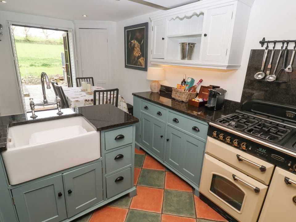 Fridge, dishwasher, electric kettle, toaster