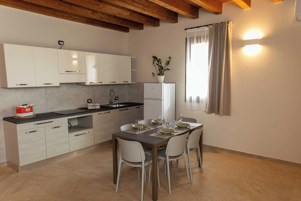 Apartment, Vineyard View | Private kitchen | Mini-fridge, electric kettle, highchair, cleaning supplies