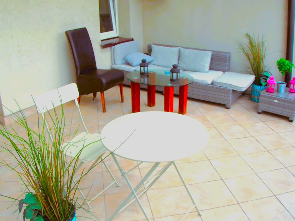 Comfort Apartment, City View | Terrace/patio