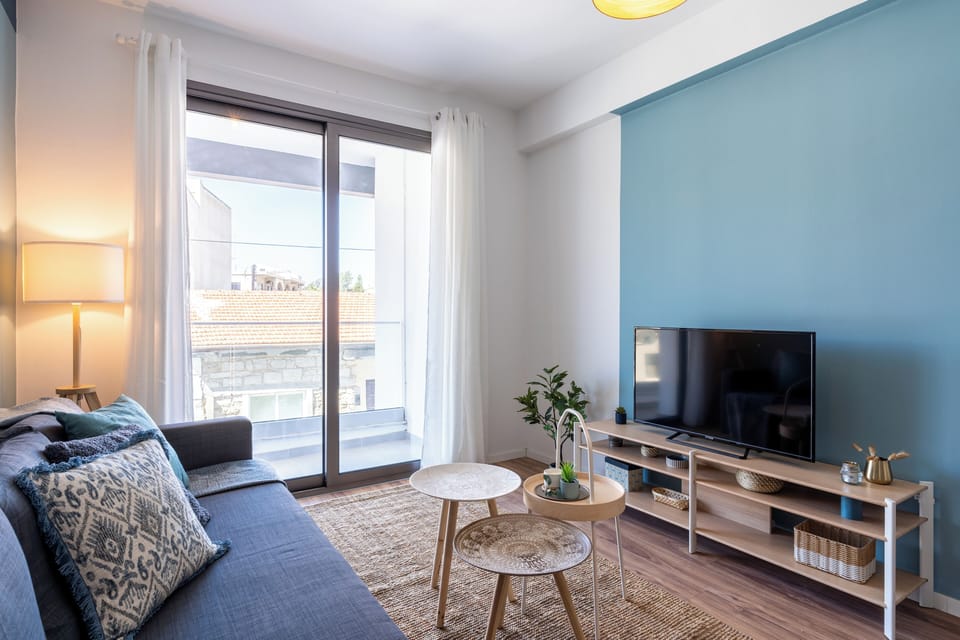 Apartment, 1 Double Bed with Sofa bed, Balcony, City View | View from room