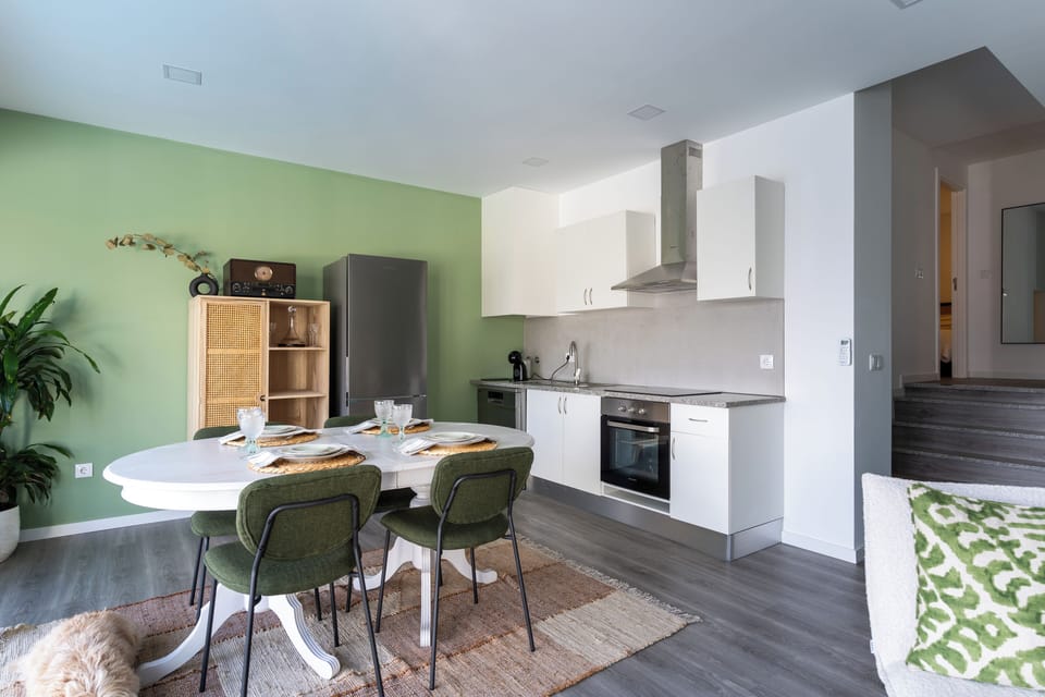 Villa | Private kitchen | Fridge, microwave, oven, stovetop