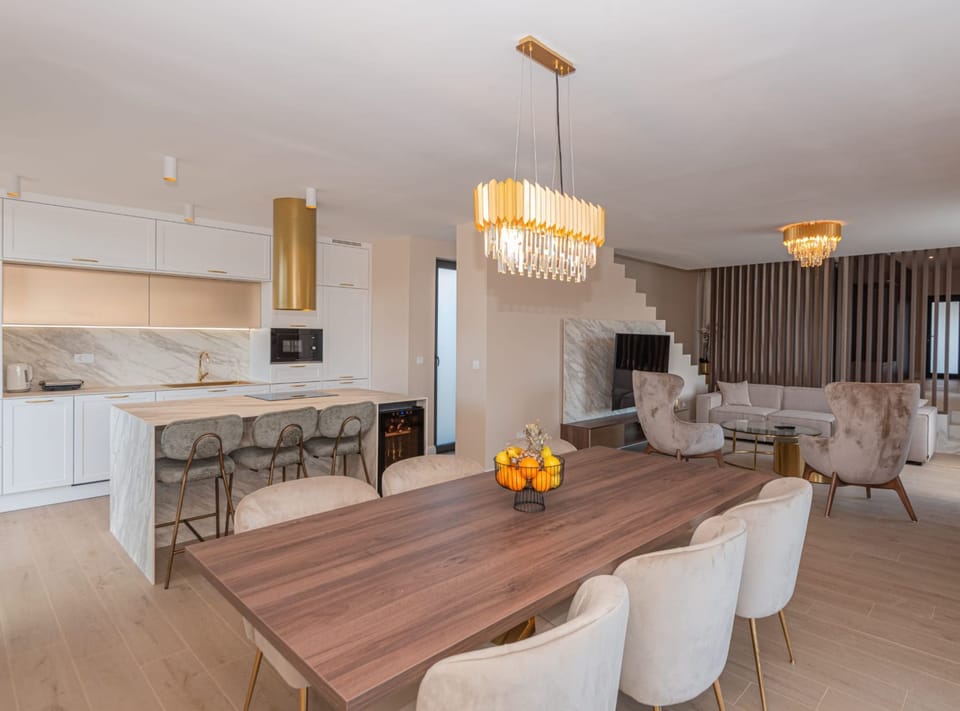Villa (Four Bedroom Villa Šimun Zaton with ) | Dining room
