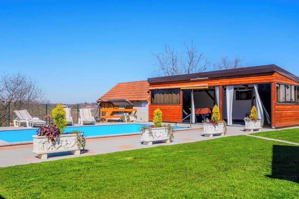 Family House, 1 Bedroom, Terrace (Timber Cottage With Pool) | Pool | Seasonal outdoor pool