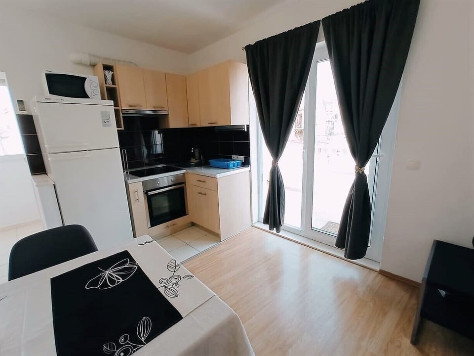 Classic Apartment, Balcony, Harbor View | Private kitchen