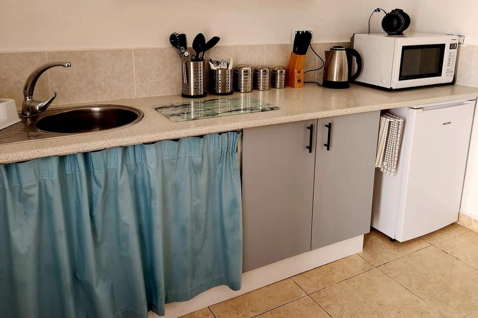 Apartment | Private kitchen | Fridge, microwave, oven, stovetop