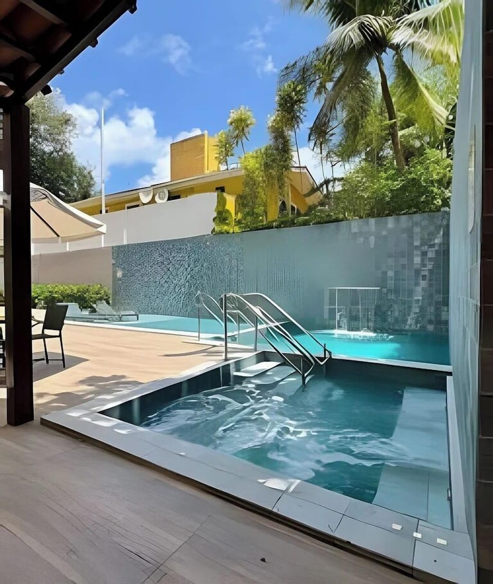 Indoor pool, outdoor pool