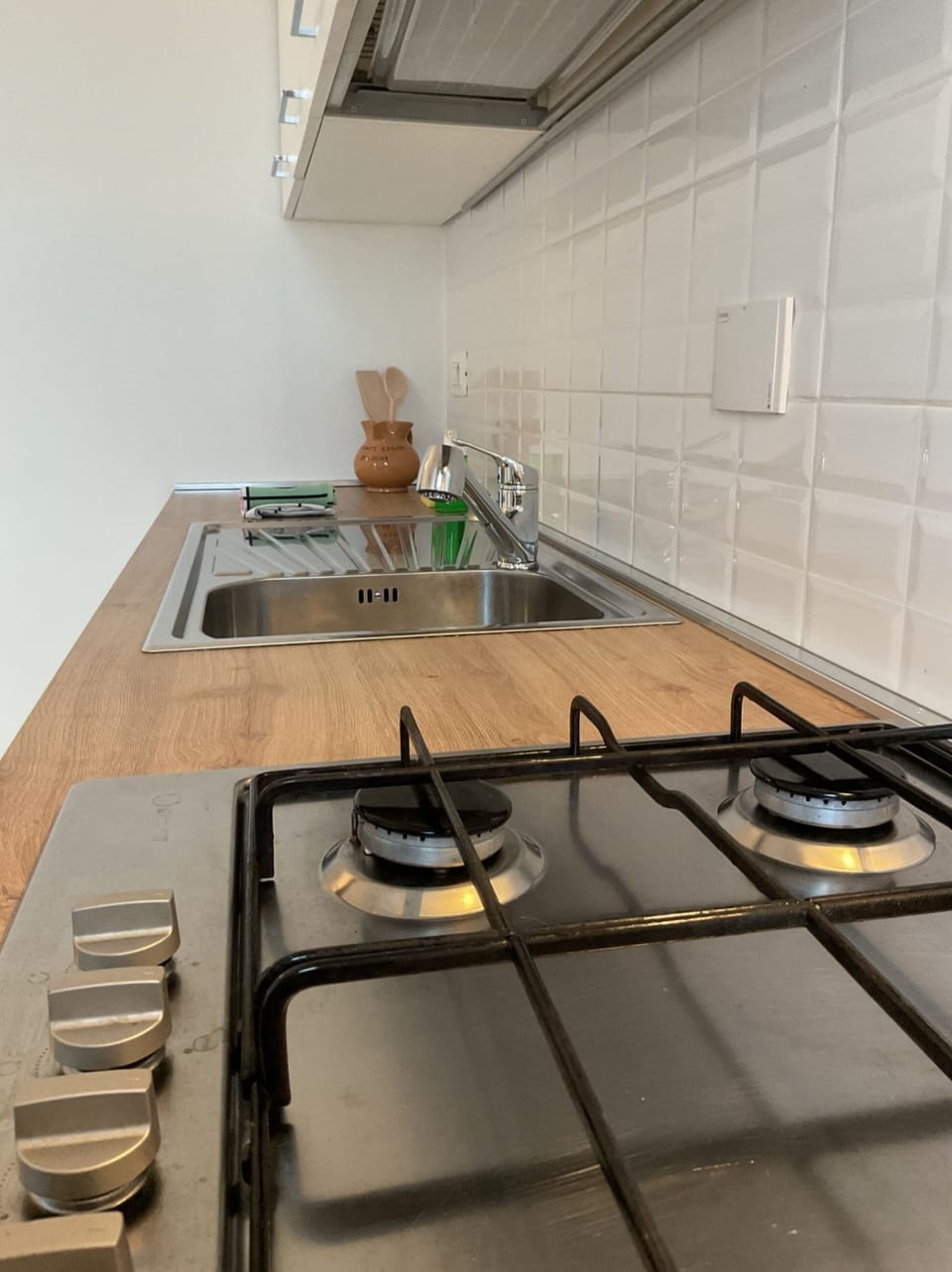 Classic Apartment, Balcony, City View | Private kitchen | Full-size fridge