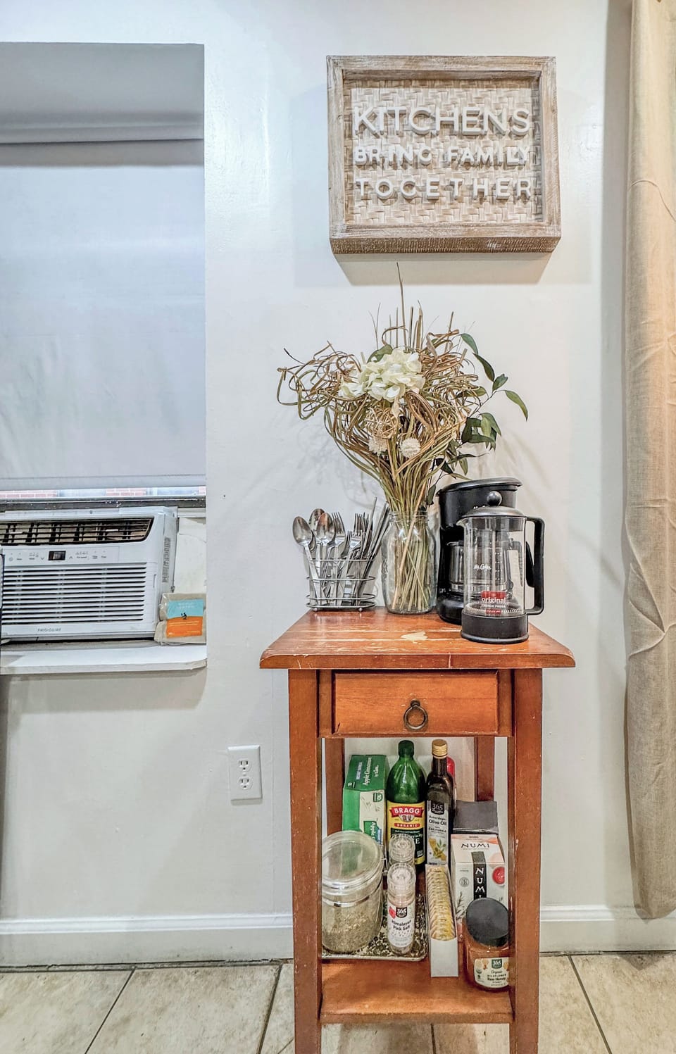 Full-size fridge
