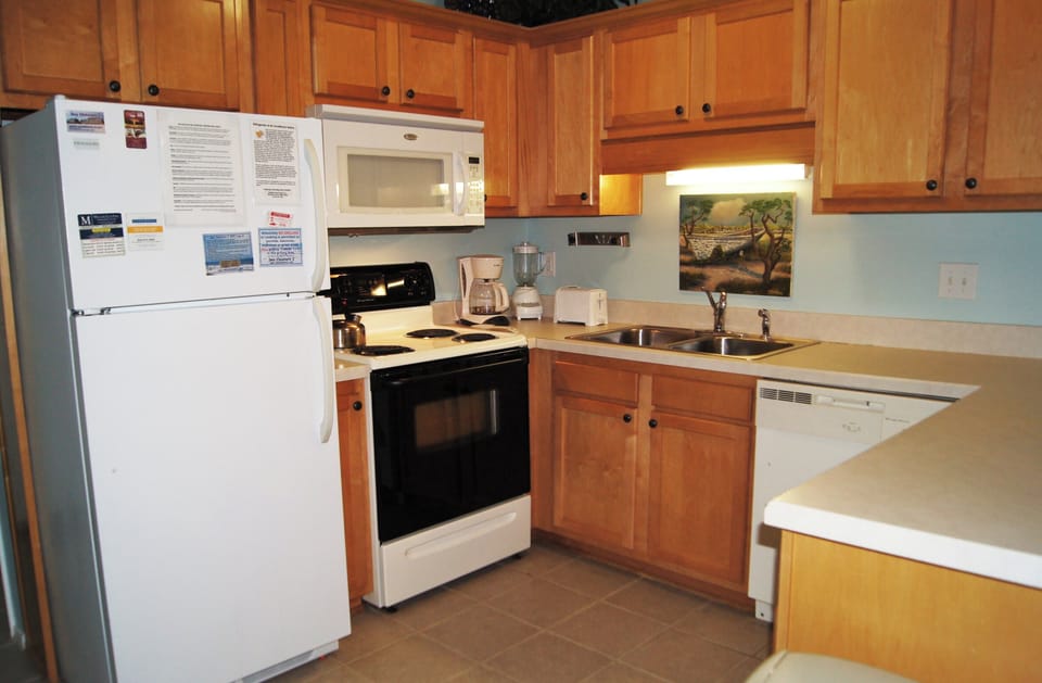 Condo, Multiple Beds, Pool Access, Ocean View (Sea Cloisters 305C) | Private kitchen | Coffee/tea maker