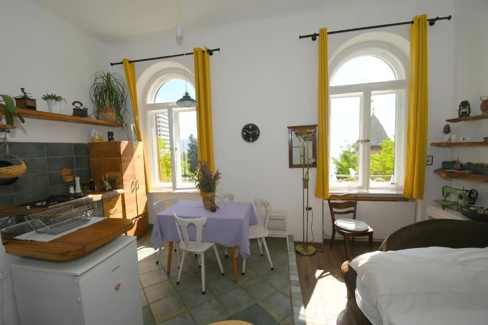 Apartment, Park View | Private kitchen | Fridge, oven, stovetop, cookware/dishes/utensils