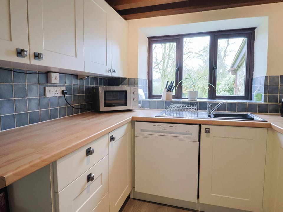 Fridge, microwave, dishwasher, toaster