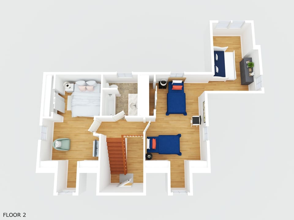 House, Multiple Beds, Kitchen, Garden View (Good Tidings) | Floor plan