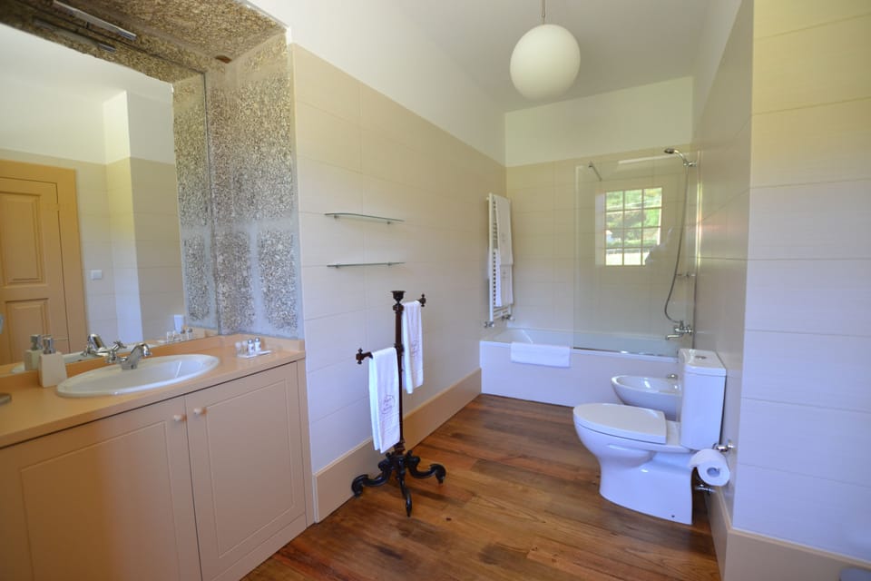 Suite | Bathroom | Free toiletries, hair dryer, towels