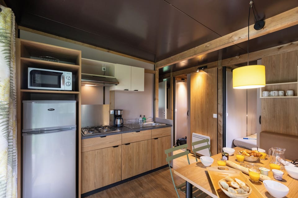 Family Chalet | Private kitchen | Highchair