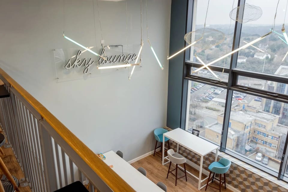 Lobby sitting area