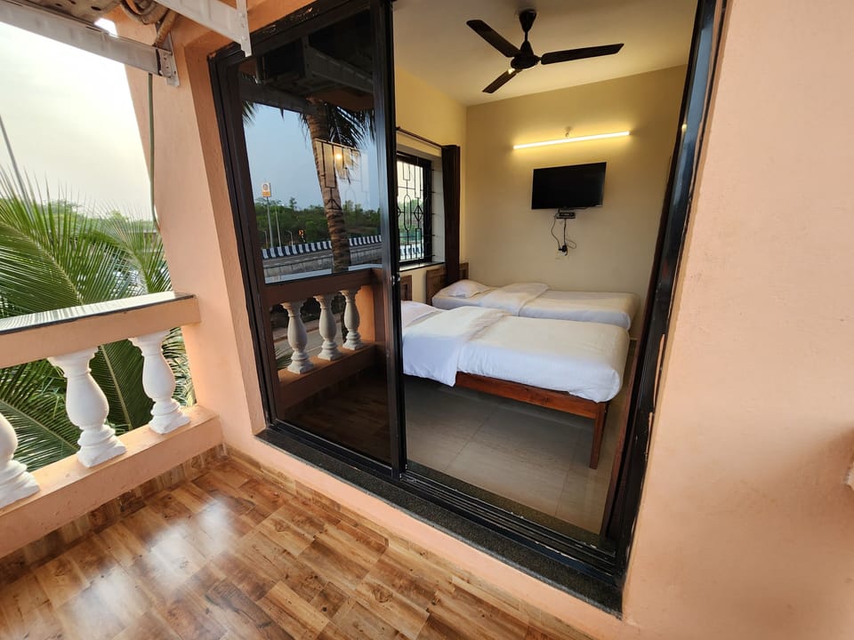 Standard Double or Twin Room, Balcony, Hill View | Terrace/patio
