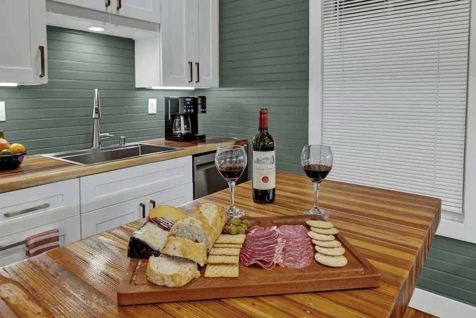 House, Multiple Beds, Pool Access, Pool View (381 Tolle St) | Private kitchen | Coffee/tea maker