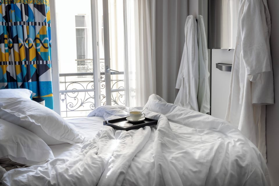 Premium bedding, in-room safe, desk, soundproofing