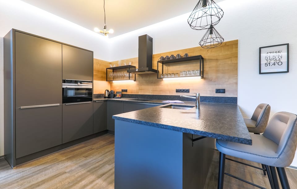 Apartment, 2 Bedrooms, Sauna (Excl. 163 EUR cleaning fee) | Private kitchen | Fridge, microwave, dishwasher, coffee/tea maker