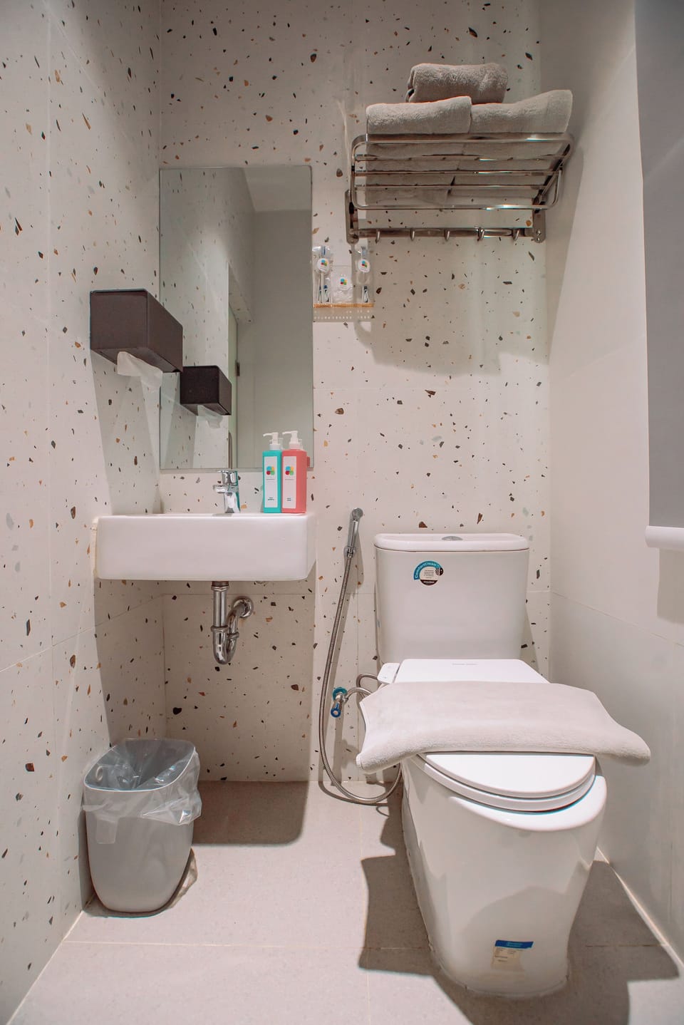 Family Double or Twin Room | Bathroom | Shower, towels, soap, shampoo