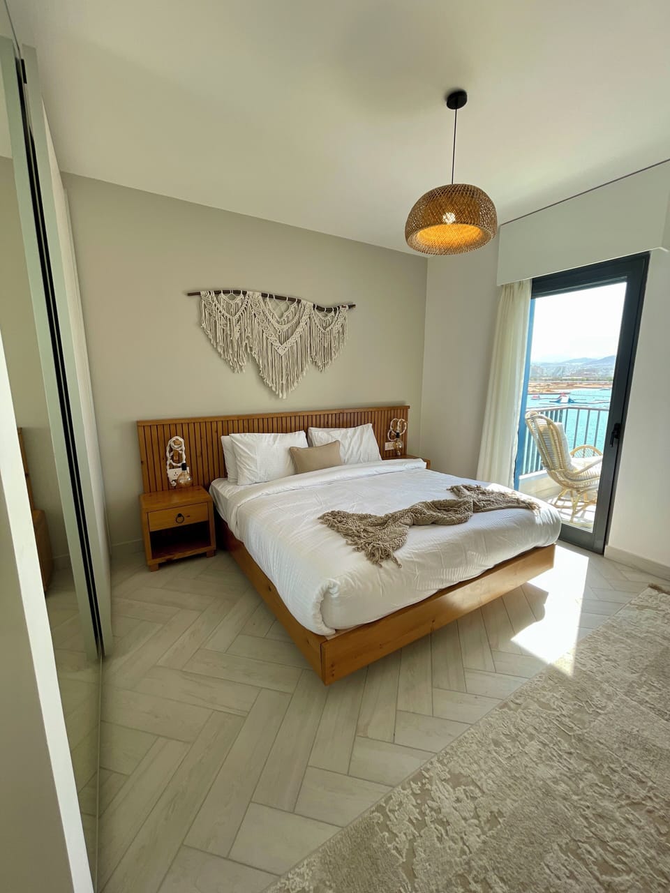 Luxury Chalet, Balcony, Sea View | 2 bedrooms, blackout drapes, iron/ironing board, free WiFi