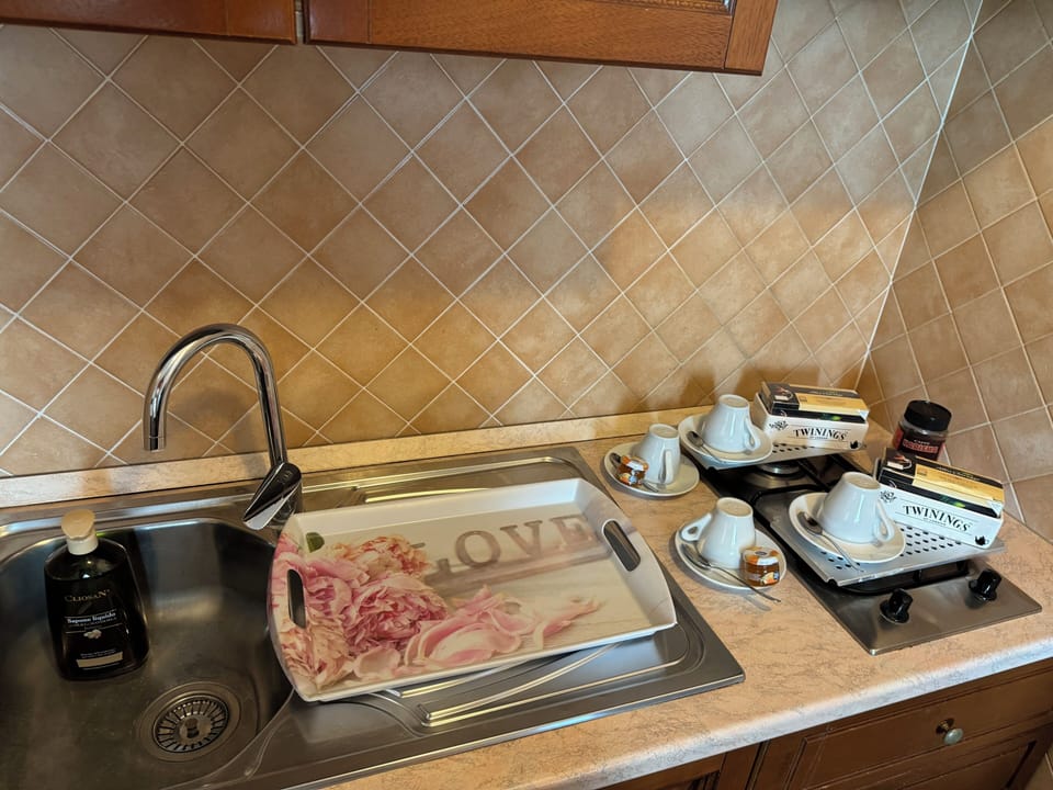 Economy Apartment, 1 Bedroom, Air conditioning, Tower (Attic) | Private kitchen | Mini-fridge, microwave, coffee/tea maker, electric kettle