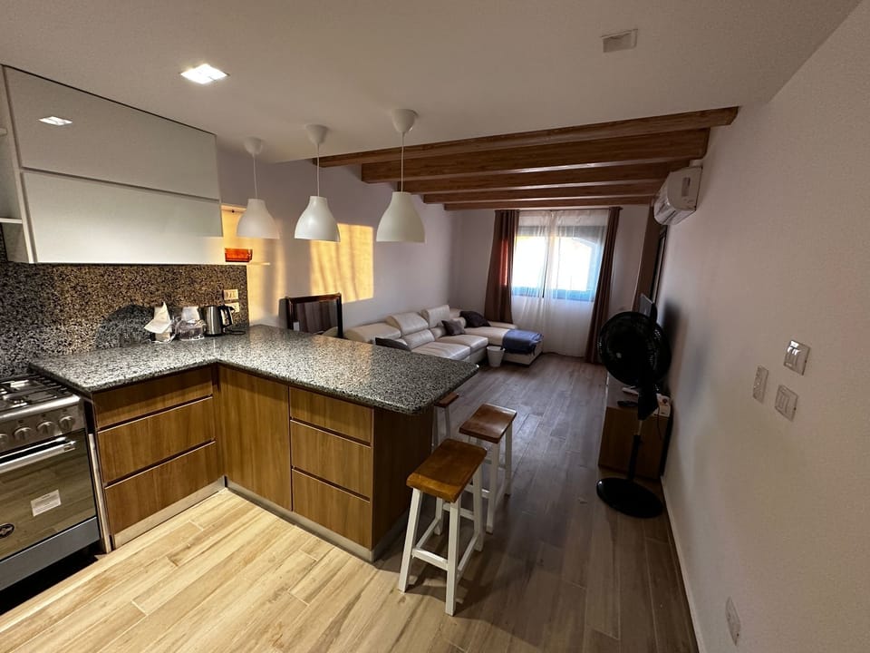 Chalet, Air conditioning, Pool View | Private kitchen | Microwave