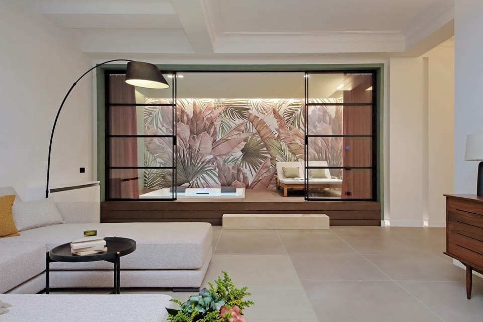 Apartment (2 Bedrooms) | Living area | 32-inch flat-screen TV with cable channels