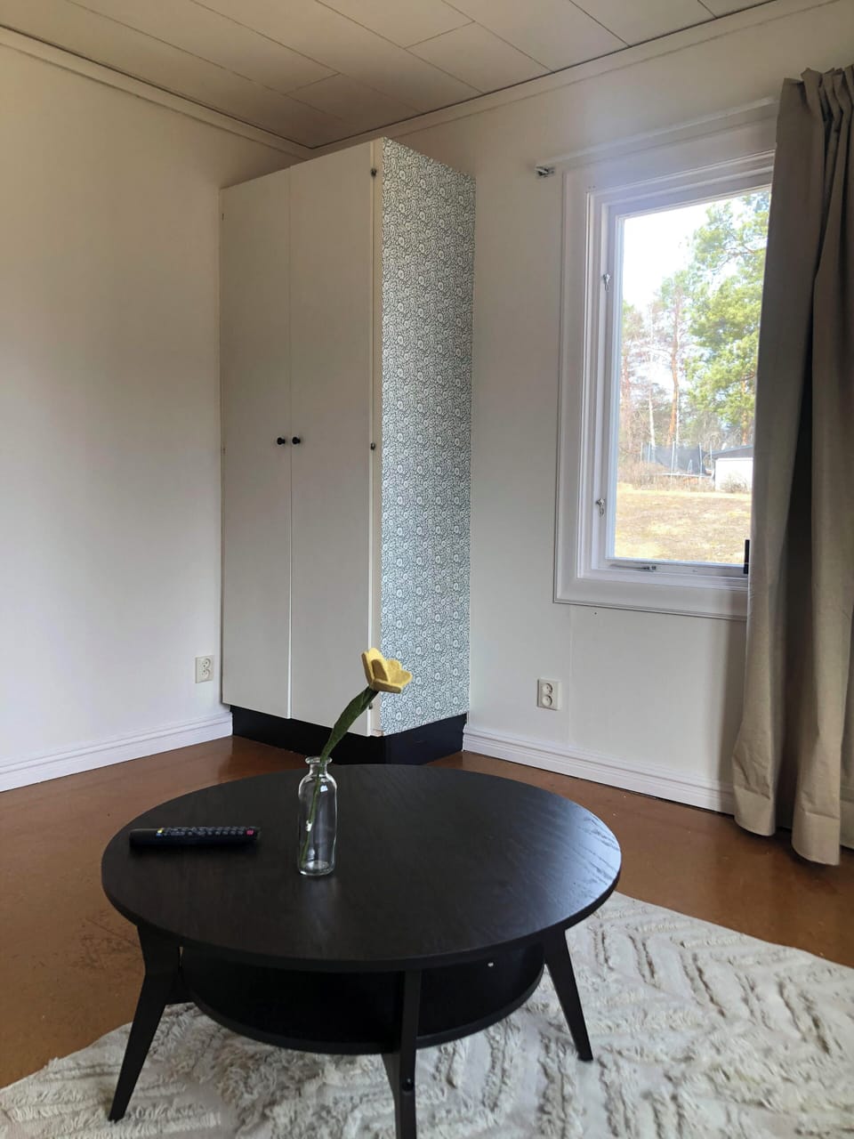 Basic Cottage, Mountain View | Living area | 63-inch flat-screen TV with satellite channels