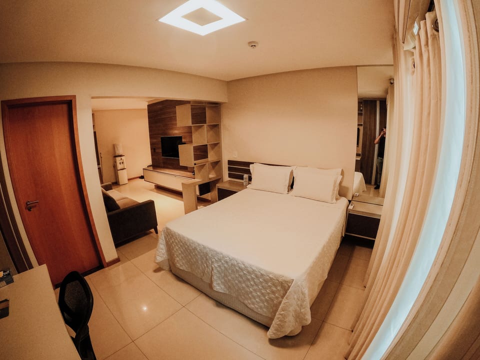 Apartment, 1 Bedroom, Kitchenette | Hypo-allergenic bedding, in-room safe, desk, laptop workspace