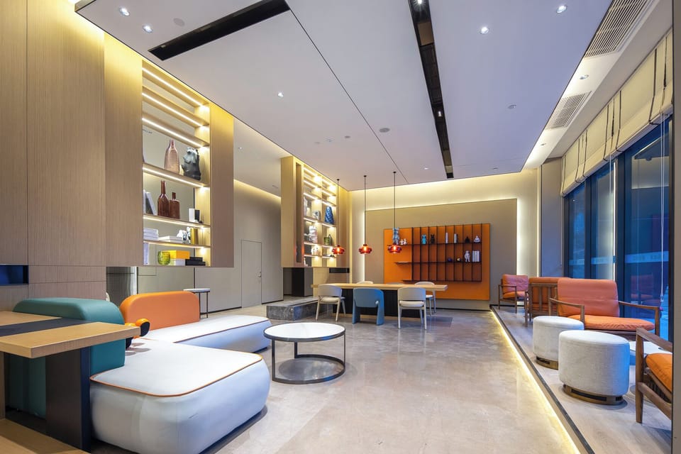Lobby sitting area