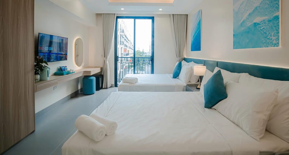 Deluxe Double or Twin Room, Balcony, City View | View from room