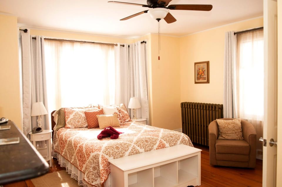 Individually decorated, individually furnished, iron/ironing board