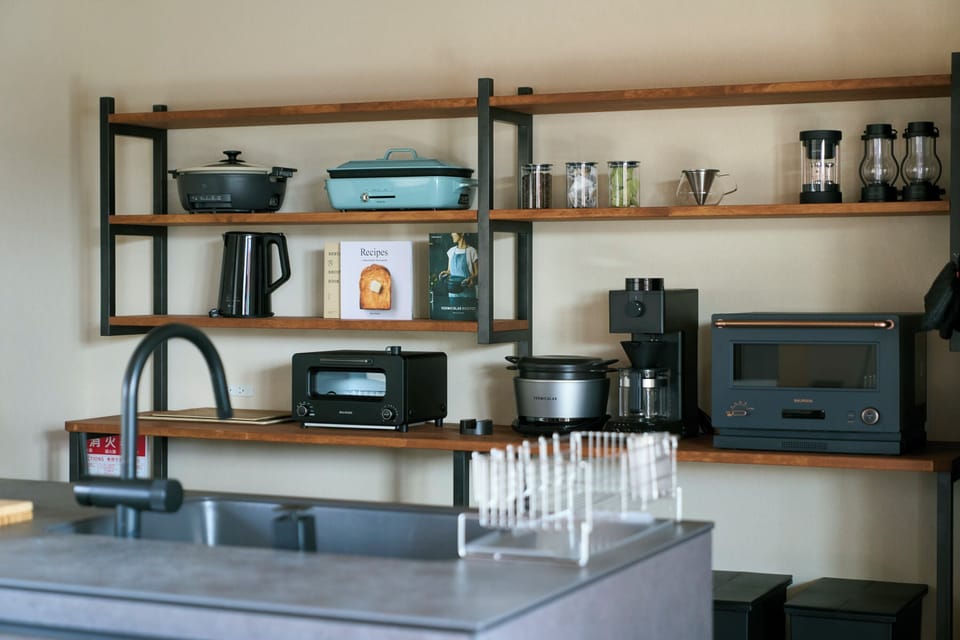 Luxury Villa, Pool View | Private kitchen | Coffee/tea maker, full-size fridge, microwave, stovetop