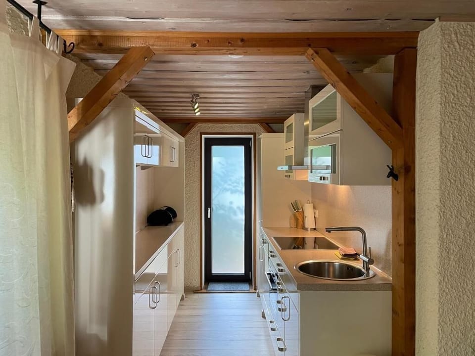 Elite Suite, Kitchen, Mountain View | Private kitchen | Mini-fridge, oven, stovetop, dishwasher