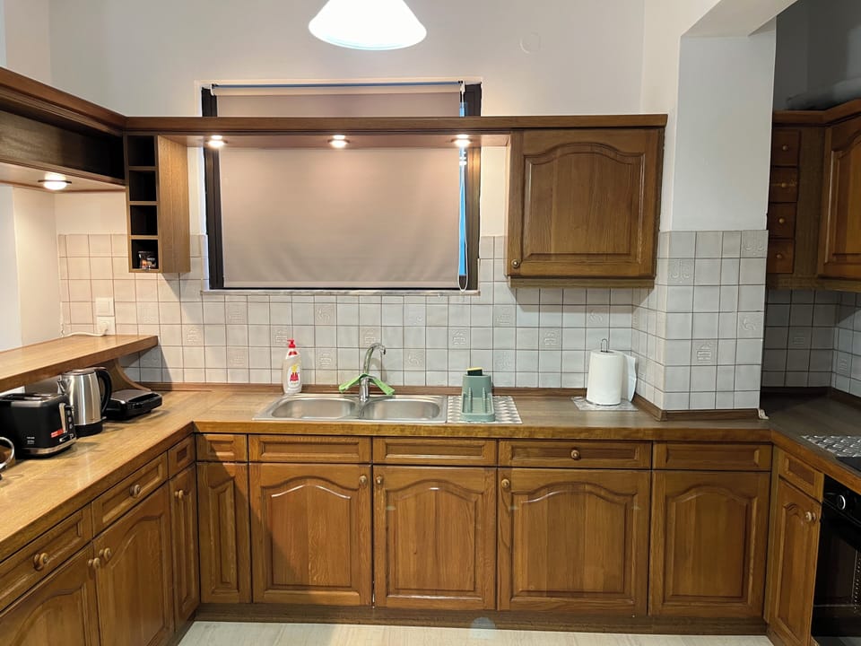 Apartment, Sea View | Private kitchen | Espresso maker, electric kettle, toaster
