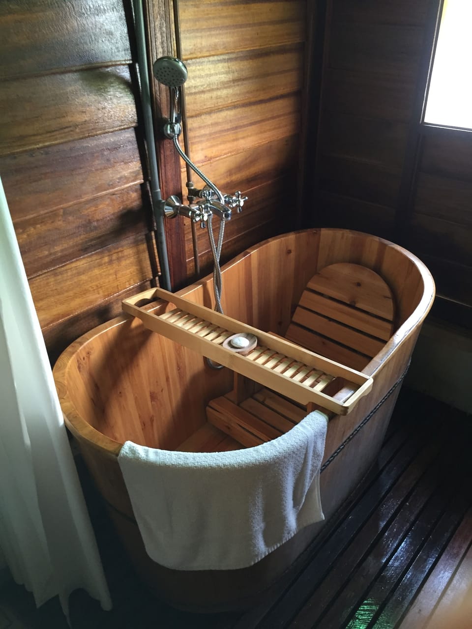 Anjung Chalet B1 | Bathroom | Separate tub and shower, free toiletries, hair dryer, bidet