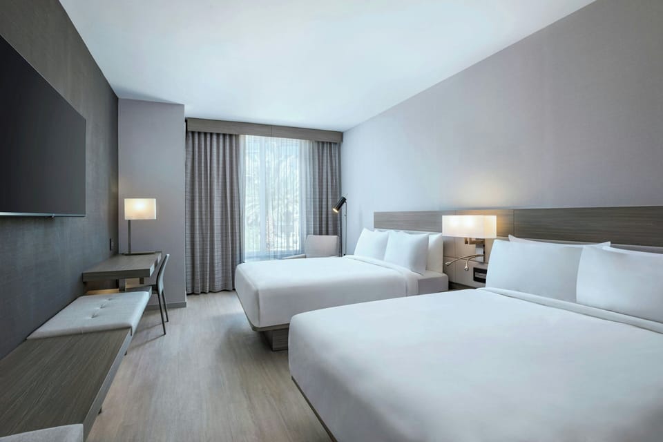 In-room safe, desk, laptop workspace, blackout drapes