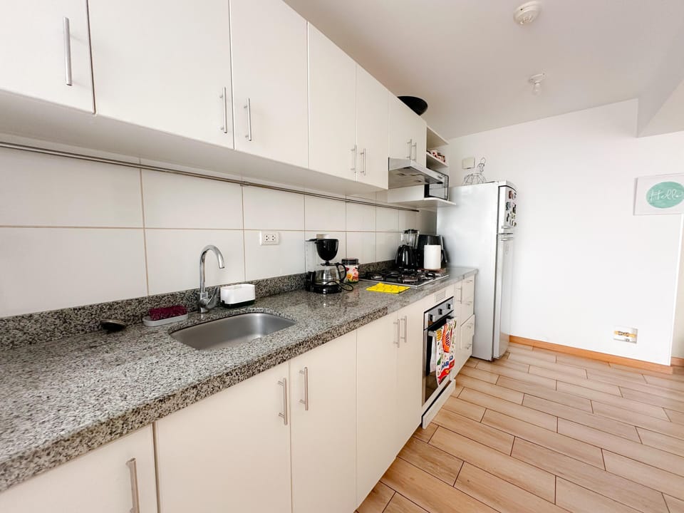 Family Apartment, Beach View | Private kitchen | Electric kettle
