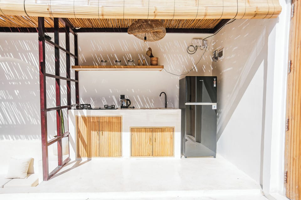 Luxury Villa, Pool View | Private kitchen